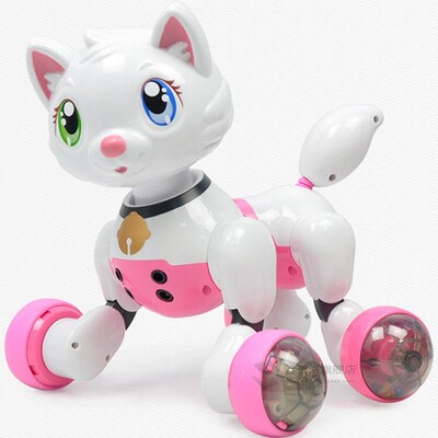 Intelligent robot pet cat dog electric sound control  voice