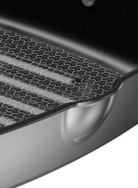 Steak Frying Pan 28cm Non-stick Skillet Stainless Steel