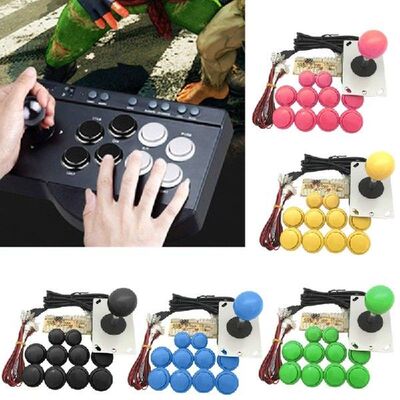 Arcade Joystick DIY Kit Zero Delay USB Encoder to PC PS3
