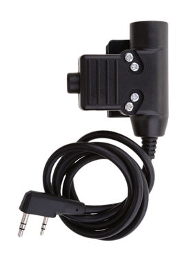 U94 PTT Cable Plug for Z Tactical Bowman II HD01 HD02 Headse