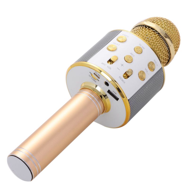Bluetooth Karaoke Microphone Phone Player MIC Speaker Record