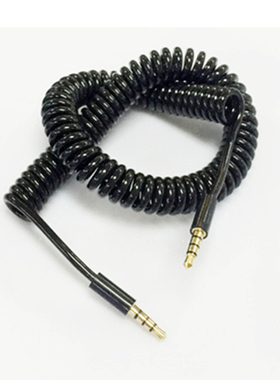 Phone Cables Cable 3.5mm Coiled Stereo Aux Car Cable Line Ma