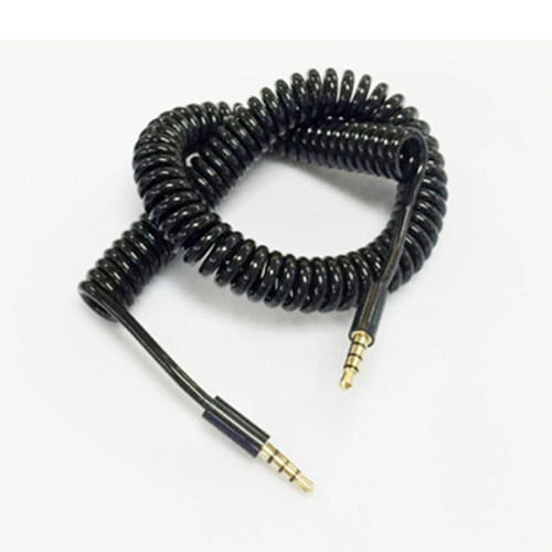 Phone Cables Cable 3.5mm Coiled Stereo Aux Car Cable Line Ma