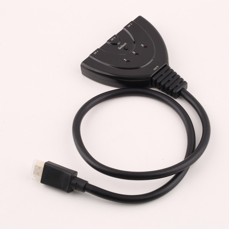 3 Port HDMI Switch 3 IN 1 OUT 1080P Hub V1.3B HDMI Switch Sw