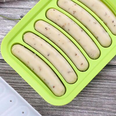 6 in 1 Sausage Maker Silicone Mold DIY Hot Dog Handmade ham