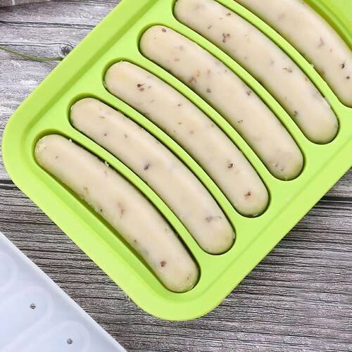 6 in 1 Sausage Maker Silicone Mold DIY Hot Dog Handmade ham
