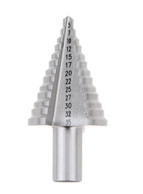 13 Steps 5-35MM HSS Grooved Step Bit Hole Drilling Step Cone