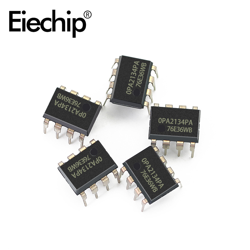 5PCS/lot OPA2134PA DIP8 high-performance audio amplifier IC,