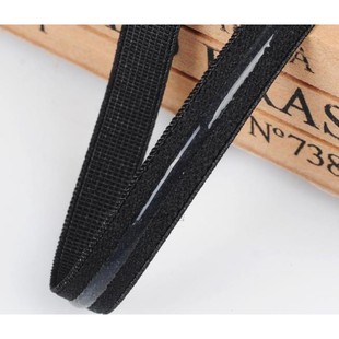 12mm elastic ribbon shoulder strap silicone grip webbing gri