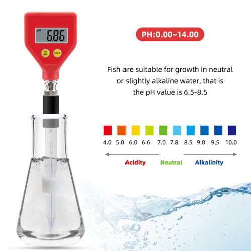 Portable PH Meter Water Quality Tester Sharp Glass Electrode