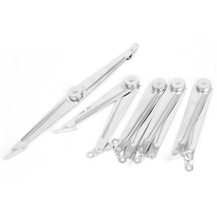 Cupboard Door Drop Front Desk Lid Support Hinge Stay 5pcs