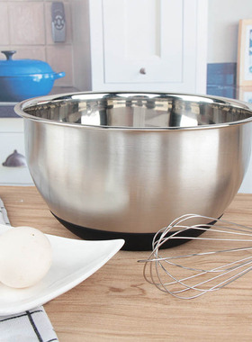 Stainless Steel Mixing Bowl 20/22/24cm Silicone Bottom Preve