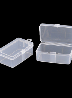 2pcs  Transparent Toolbox Parts Container Tool Box Sewing Fi
