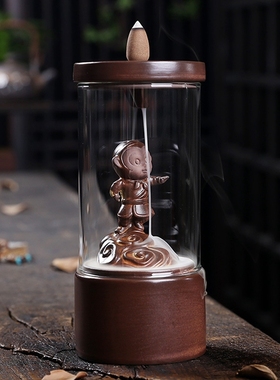 Hot Backflow Incense Burner Creative Indoor Sandalwood