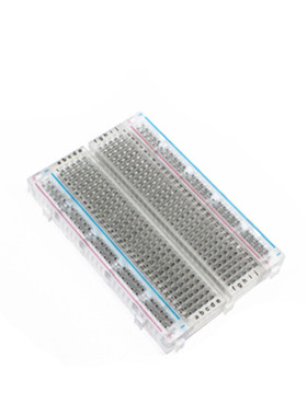 400 Tie Point Interlocking Solderless mini Breadboard Transp