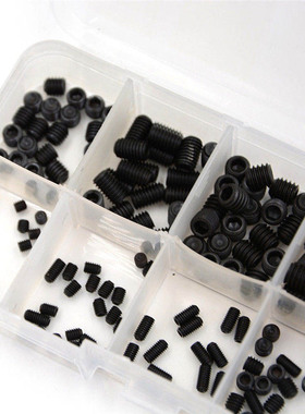 200Pcs 304 Allen Head Socket Hex Set Grub Screw Assortment C