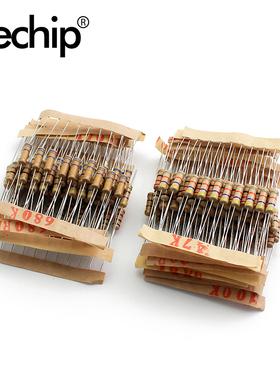 30Values 1W Carbon Film Resistor Kit Set 0.1 - 750 ohm 5% Re