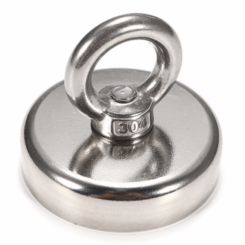 304 Neodymium NdFeB Magnet 60x50mm Ni-Cu-Ni Plating For Dete