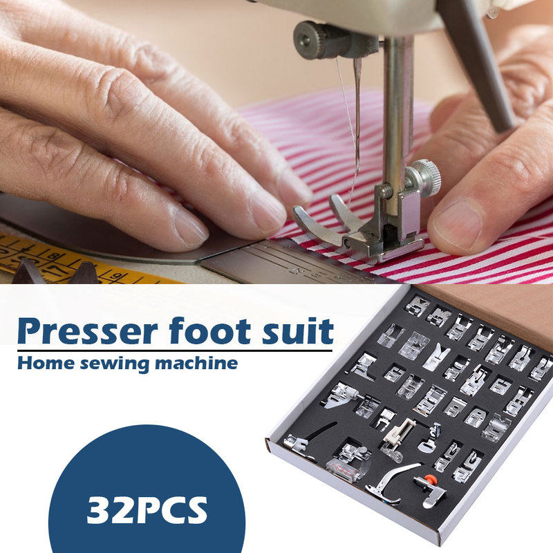 32 pcs/set sewing machine presser foot domestic sewing