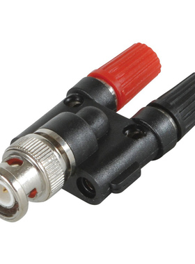 50 ohm Impedance BNC Male To Dual Banana Jack Binding Posts