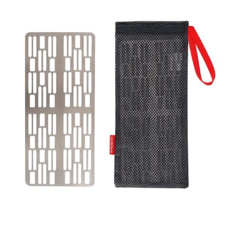 Outdoor Camping Stove Titanium Grill Plate Titanium Grill
