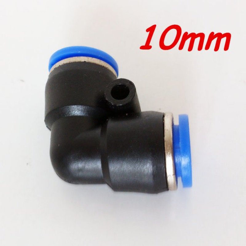 50Pcs 10mm ID Pneumatic Connectors Push in Elbow Fitting Equ