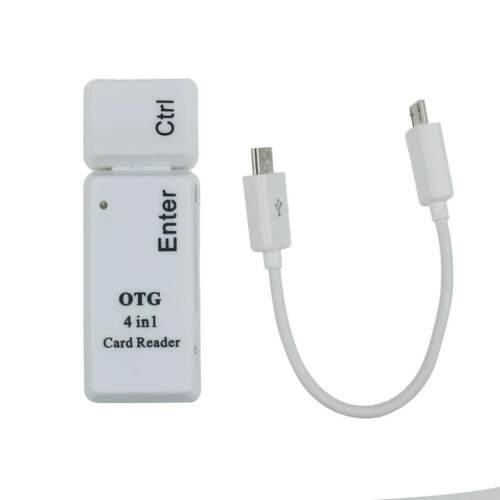 OTG 4 In 1 Card Reader USB2.0 Micro Mini SD Reader For Phone