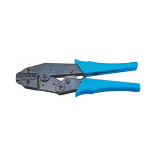 Crimping tool for wire end ferrules and uninsulated terminal