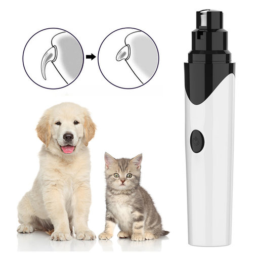 Dog Nail Clippers Cat Paws Nail Cutter Painless USB