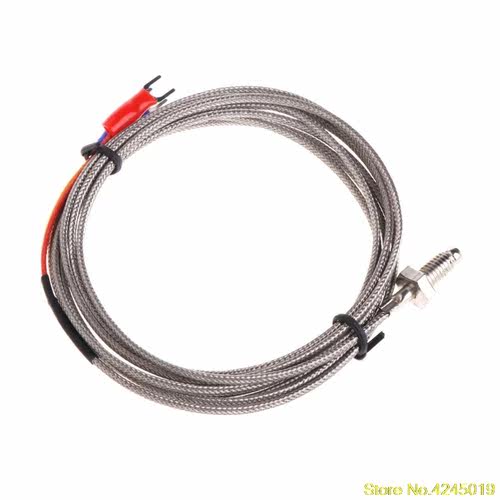 J Type M6 Screw Probe Thermocouple Temperature Sensor with 2