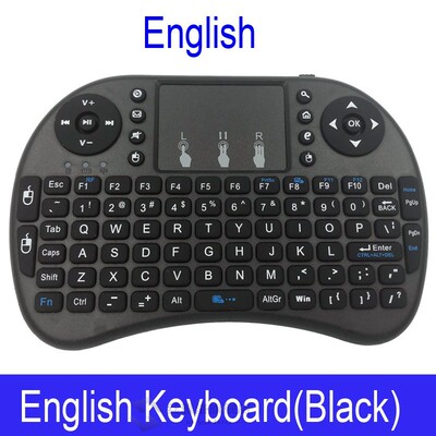 Russian Mini i8 Wireless Keyboard English Hebrew letters Air