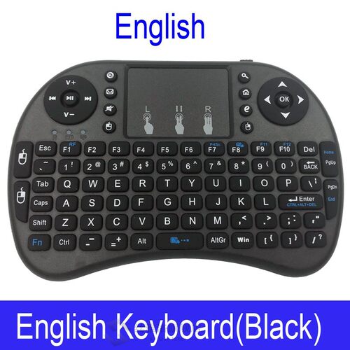 Russian Mini i8 Wireless Keyboard English Hebrew letters Air