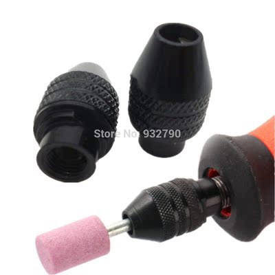 2pcs for Rotary 0.3-3.2mm Drill Bit Chucks Adapter Converter