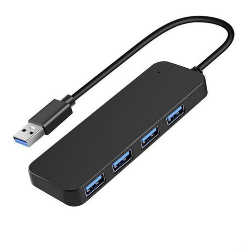 4-Port USB 3.0 Hub Ultra-Slim USB 3.0 Hub Compatible For Mac