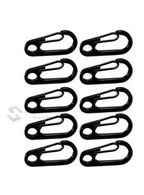 Relefree 10 Pcs Carabiner Stainless Steel EDC Keychain  Hiki