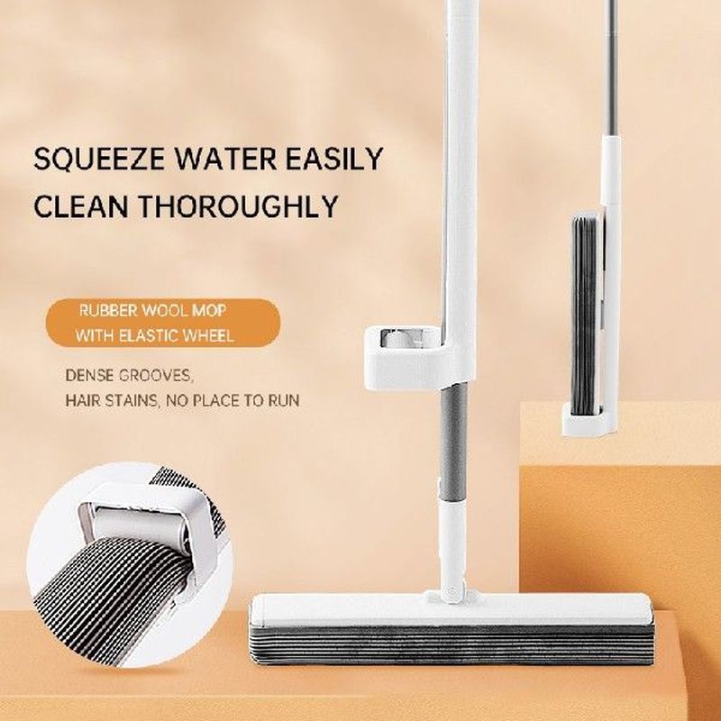 2022 New Cotton mop 360 squeezing water comes with cleaning