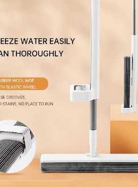 2022 New Cotton mop 360 squeezing water comes with cleaning