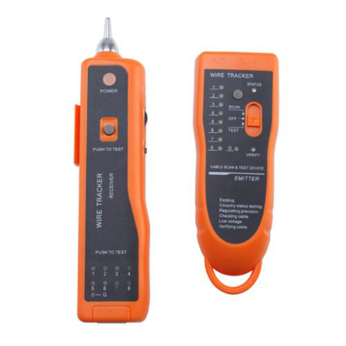 Brand Cable Wire Phone Toner Tracer Tester Tracker Orange