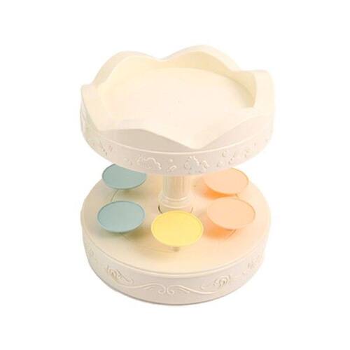 Wedding Party Cake Stand Cupcake Serving Tray Auto Rotating