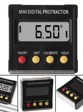 LCD Display Finder Protractor Inclinometer 360 Degree Slope