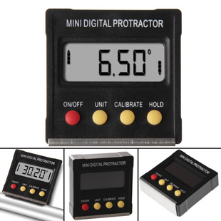 LCD Display Finder Protractor Inclinometer 360 Degree Slope