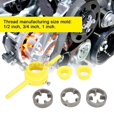 6pcs/Set NPT Die Set Pipe Threader PVC Thread Maker Tool   P