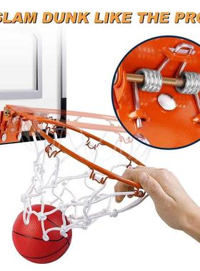 Basketball Hoop Set with Backboard Adults Indoor Sports