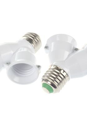 12-Pack E27 Male to 2 Female Y Shape LED CFL Light Bulb Base