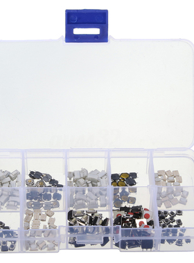 250pcs 10 Types Tactile Push Switch Car Keys Remote Button M