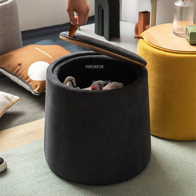 Nordic Fabric Sofa Stool Household Multifunctional Low