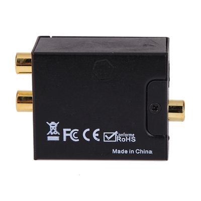to Analog Audio Converter Toslink RCA Adapter Optical Coaxia