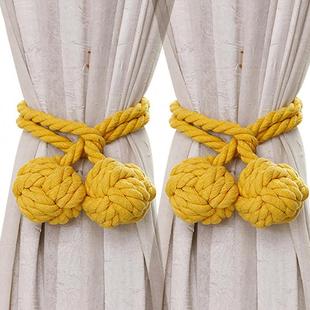 Tieback Tie Tassel Ball 2Pcs Hanging Crystal Curtain Bead