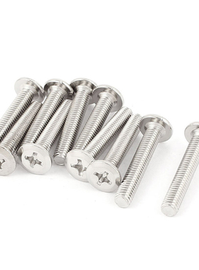 M6x35mm Full Thread Phillips Flat Head Countersunk Bolts Scr