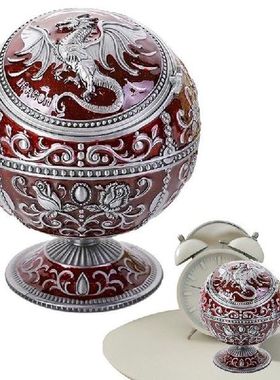 Retro Ashtray With Lid Metal Portable Cigarettes Ashtray